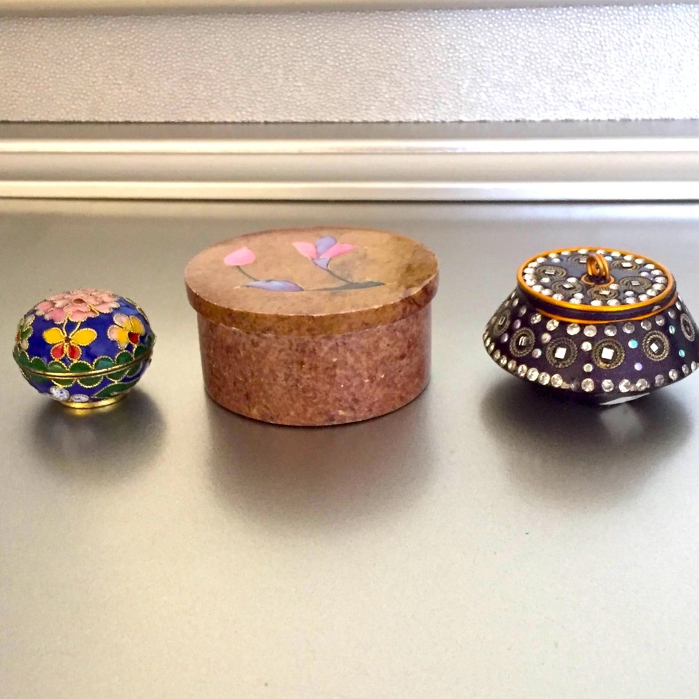 Small jewelry containers or storage for anything